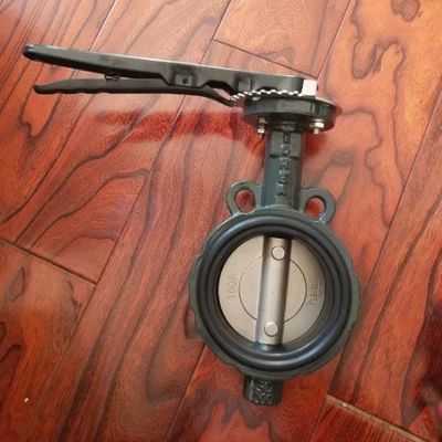 Κεφάλαια υποβρύχιας ύδρευσης τύπου Wafer JIS API 150LB PN16 Korea Butterfly Valve για το νερό πετρέλαιο και φυσικό αέριο