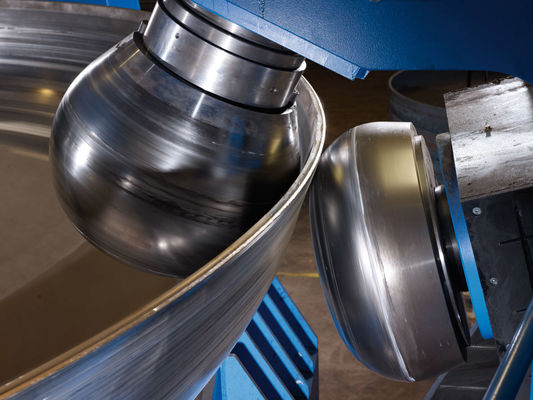 Προσαρμοσμένη υποστήριξη OEM Semi Ball Q235 Dished End Cast Iron Ημισφαιρικό κεφάλι