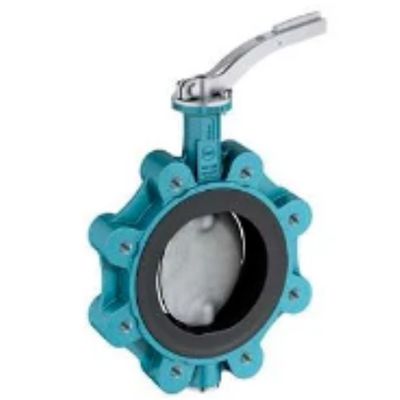 Δομή διαφράγματος Υδραυλική CF8 Di Ci EPDM PTFE Strong Acid Lever Lug Βαλβίδα πεταλούδας