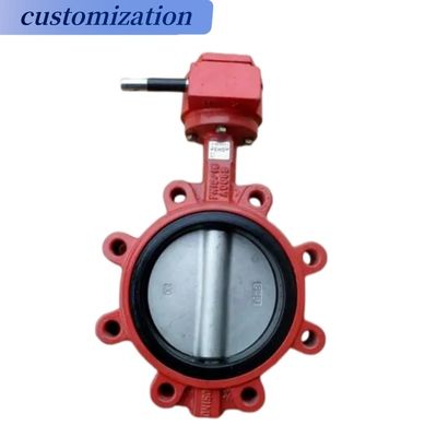 Η αμερικανική προδιαγραφή DN80 Lug Lined Fluorine Butterfly Valve Ltd71f46-16p για μέσα αερίου