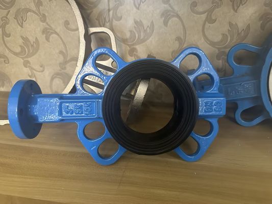 Προσαρμοσμένη εξυπηρέτηση SS304 Ατσάλινη υγιεινή βαλβίδα πεταλούδας με χειροκίνητο μοχλό
