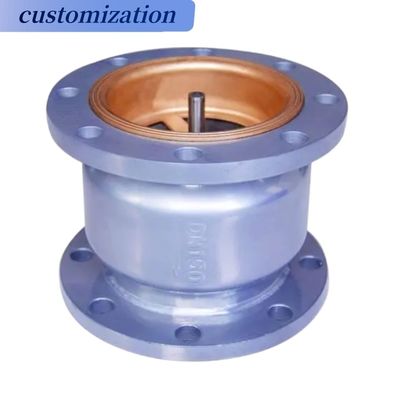 Δομή διαφράγματος Hc41x Pn10 Pn16 Sump Pump Double Flange Muffler Σιωπηλή βαλβίδα ελέγχου