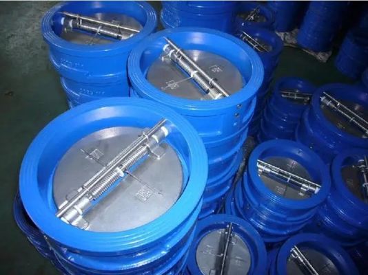CI υλικό σώματος ANSI Standard Stainless Steel Double Plate και Wafer Check Valve κατασκευασμένο