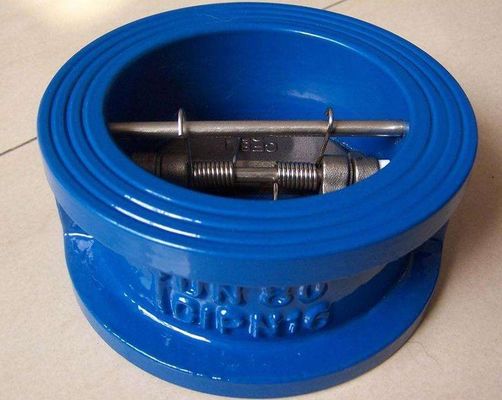 CI υλικό σώματος ANSI Standard Stainless Steel Double Plate και Wafer Check Valve κατασκευασμένο