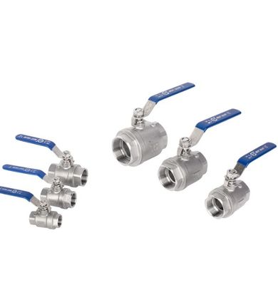 Υδραυλική 1 ίντσες PTFE σφραγίδα πλήρης τρύπα πλαστική ανοξείδωτου χάλυβα βαλβίδα μπάλα νερού