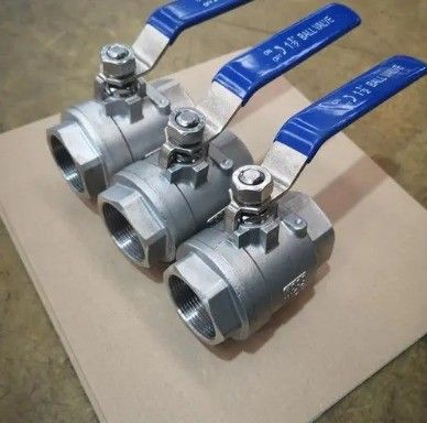 Ατσάλι από ανοξείδωτο χάλυβα 304 316 DN20-NPT 2PC εσωτερική βαλβίδα σφαιρίσματος για υδραυλικά συστήματα