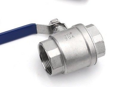 Ατσάλι από ανοξείδωτο χάλυβα 304 316 DN20-NPT 2PC εσωτερική βαλβίδα σφαιρίσματος για υδραυλικά συστήματα