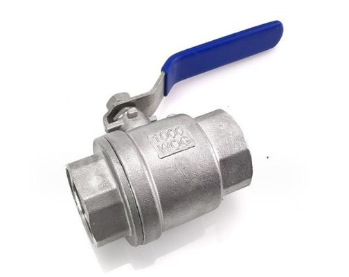 Ατσάλι από ανοξείδωτο χάλυβα 304 316 DN20-NPT 2PC εσωτερική βαλβίδα σφαιρίσματος για υδραυλικά συστήματα