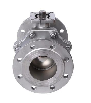 Αεριοπετρελαίου API6d Ατσάλινος χάλυβα Worm Gear Flange Trunnion Mounted Ball Valve Class 600