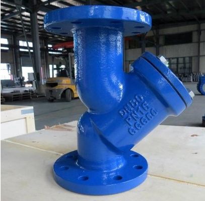 Υδατικά μέσα DN15-DN300 PN16 Δυνατό χυτοσίδηρο χυτοσίδηρο Flanged Y Strainer για βιομηχανικά