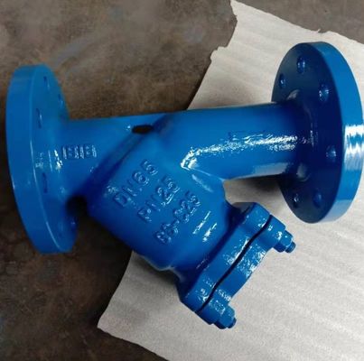 Υδατικά μέσα DN15-DN300 PN16 Δυνατό χυτοσίδηρο χυτοσίδηρο Flanged Y Strainer για βιομηχανικά