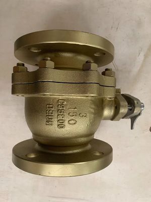 150 ASME B16.5 Wcb Φυτοάνθρακας CF8 CF8m Χάλκινος Ατσάλι Ατσάλι Φλωτό Βαλβίδα Σφαίρας