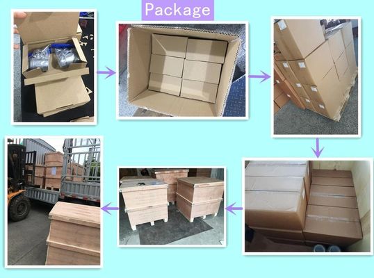 Υψηλής πίεσης βαλβίδα σφαίρας 2PCS από ανοξείδωτο χάλυβα για αέριο