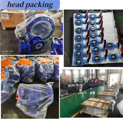 Υλικό σφραγίδας EPDM PTFE 2 ιντσών Tri Clamp Υγιεινή βαλβίδα πεταλούδας με πνευματικό ενεργοποιητή